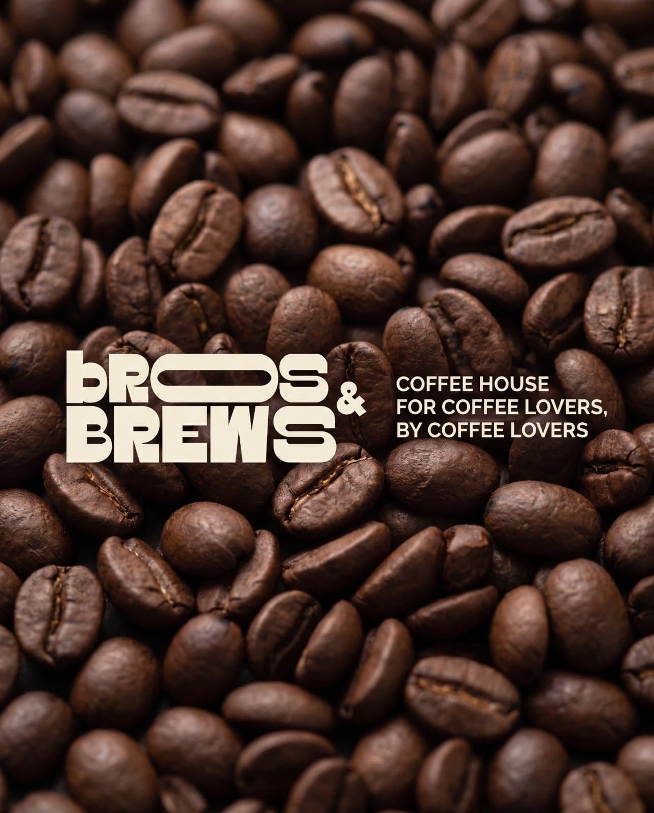 Freshly roasted coffee beans